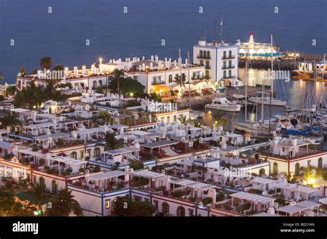 Puerto De Mogan Stock Photo - Alamy