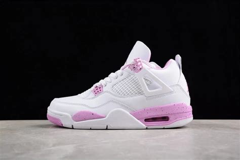 Jordan 4 White Pink Oreo Sneakers for Men and Women, Gift for Him, Gift ...