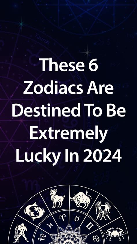 Lucky Zodiacs-2024 (Horoscope 2024) - AstroSage Blog