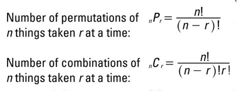 Algebraic Permutations and Combinations - dummies