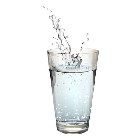 Free Vector | Isolated water glass