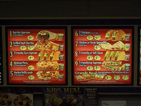 Mid 2000’s Taco Bell menu : r/nostalgia