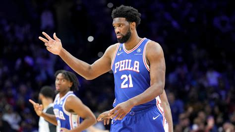 Joel Embiid fined $25K for making obscene gesture on playing court ...