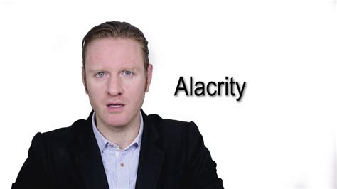 Alacrity - Meaning | Pronunciation || Word Wor(l)d - Audio Video ...