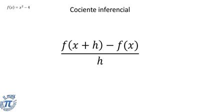 Cociente diferencial - Pre cálculo 1