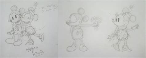 mickey and minnie - Mickey and Minnie Fan Art (35804783) - Fanpop