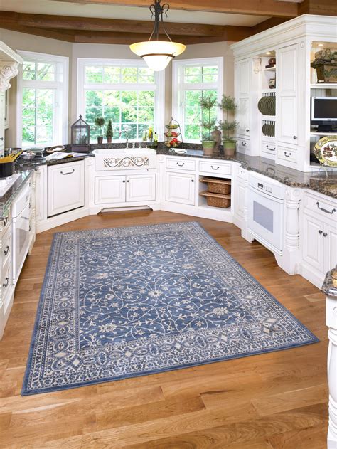 Area rug in kitchen #DiscountCarpetsNearMe | Large kitchen rugs, Kitchen area rugs, Kitchen rug