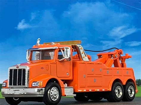 1/64 SPECCAST ORANGE 385 PETERBILT WRECKER TOW TRUCK | eBay