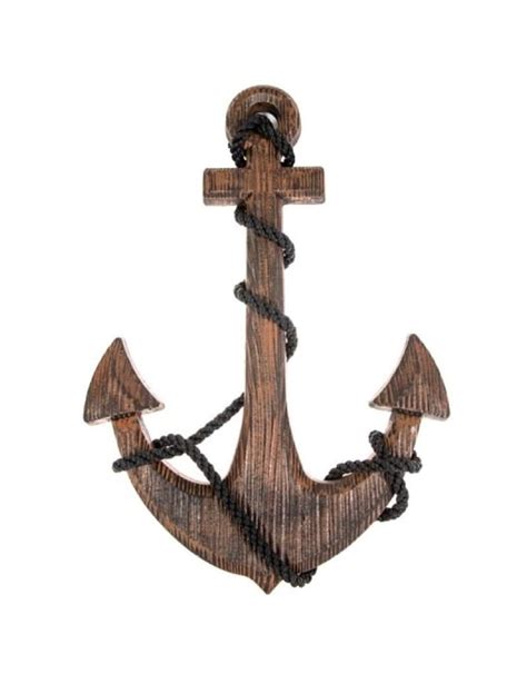 Wooden Anchor Wall Decor