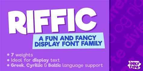 Riffic Font | Fontspring