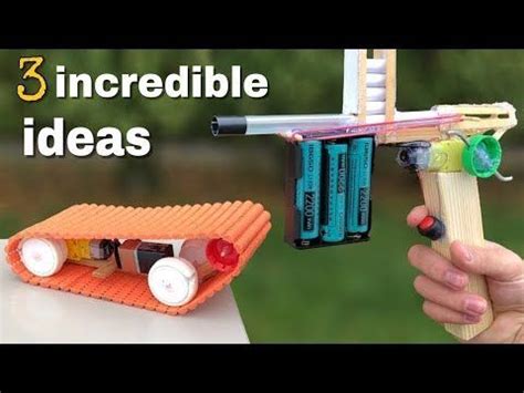 How to Make an Electric Crane with Remote Control out of Popsicle Sticks - incredible Toy ...