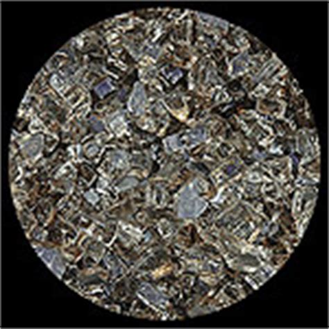 Bronze Diamond Fire Pit Glass - 1 LB Crystal Package