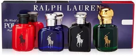 Ralph Lauren Polo Variety 4 Piece Mini Gift Set Men Flowery Cologne ...