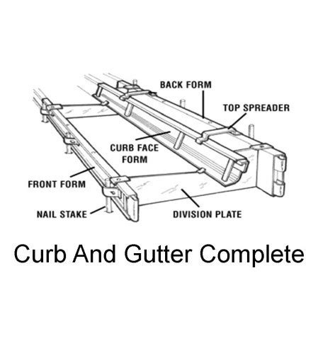 Astrof Concrete Hardware - Curb & Gutter Rentals