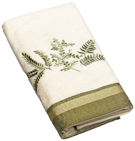 Avanti Linens Greenwood Hand Towel, Ivory,17372IVR | Cotton hand towels, Hand towels, Towel