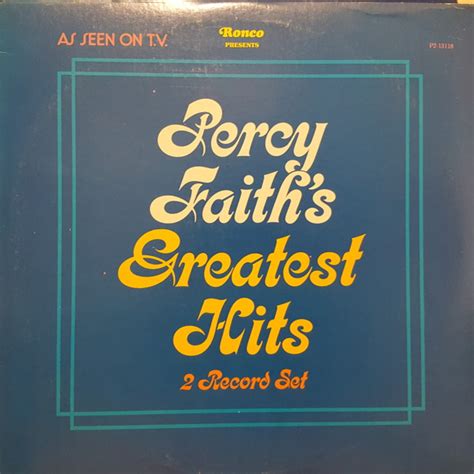 Percy Faith – Percy Faith's Greatest Hits (Vinyl) - Discogs