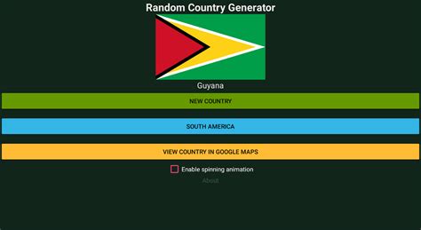 Random Country Generator - Android Apps on Google Play