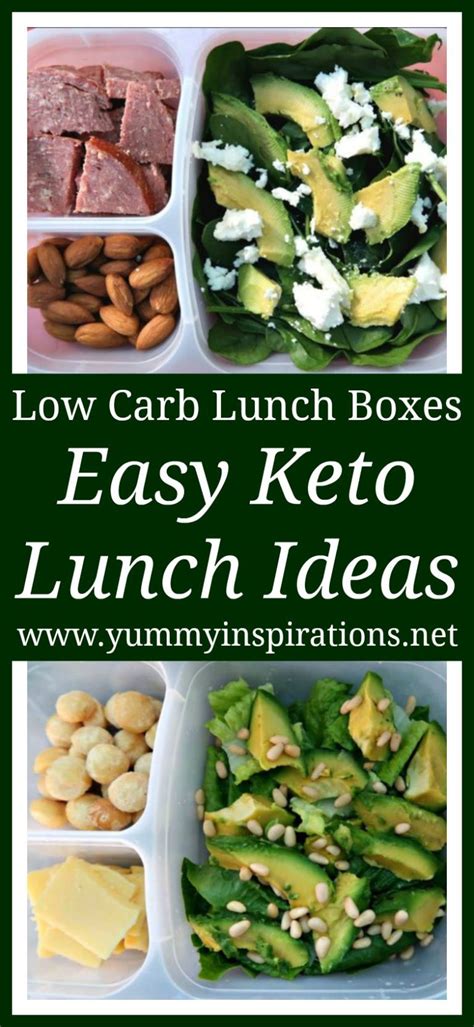 Keto Packed Lunch Ideas - Quick & Easy Low Carb Lunches for Beginners