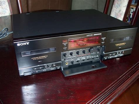 Sony's BEST Dual Cassette deck! TC WR99ES Last of the Full Function ...