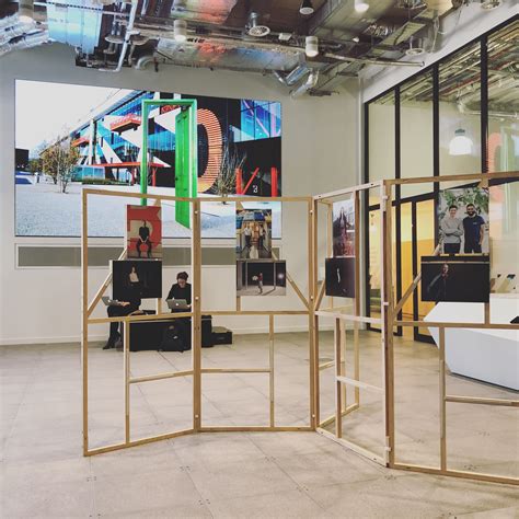 Modular Display Frames at HereEast - Mobile Studio Architects