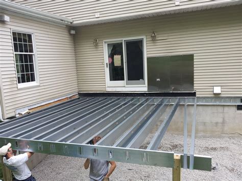 Metal Stud Deck Framing | Deck framing, Steel deck framing, Steel deck