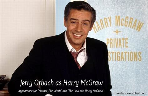 Jerry Orbach on ‘Murder, She Wrote’ and ‘The Law & Harry McGraw ...