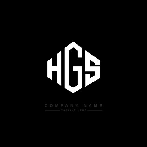 HGS letter logo design with polygon shape. HGS polygon and cube shape logo design. HGS hexagon ...