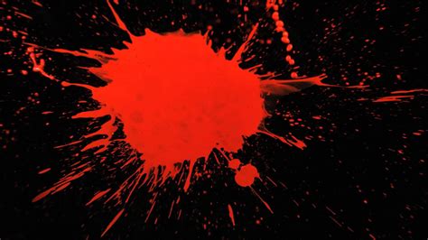 Free download Motion Paint Splatter with Red Paint Splattering a Black Background [1920x1080 ...