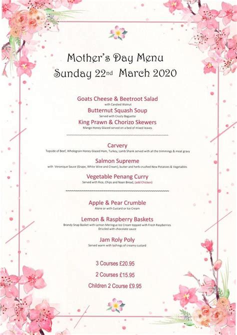 Menu at The Barn Owl Inn, Lymm, Warrington Ln