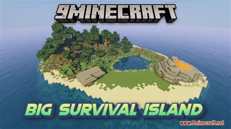 Big Survival Island Map (1.21.3, 1.20.1) - Grand Adventure - 9Minecraft.Net