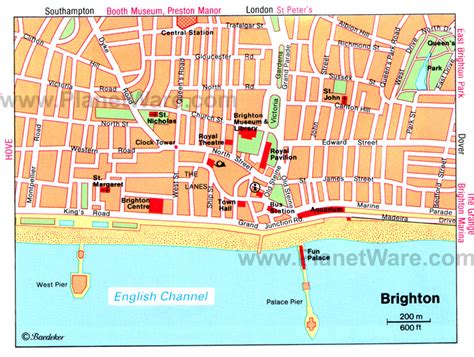 Brighton Map - United Kingdom