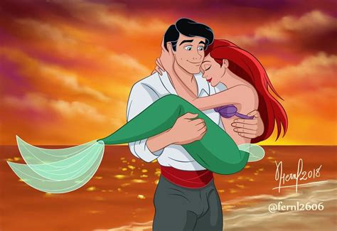 ARIEL AND ERIC VERSION I by https://www.deviantart.com/fernl on ...