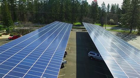 Solar Carport Installation - Paradise Alliance Church - YouTube