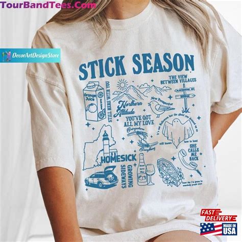 Noah Kahan Shirt Merch Sticky Season Tour Classic Unisex - TourBandTees