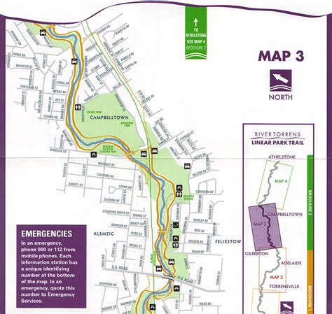 River Torrens Linear Park Map