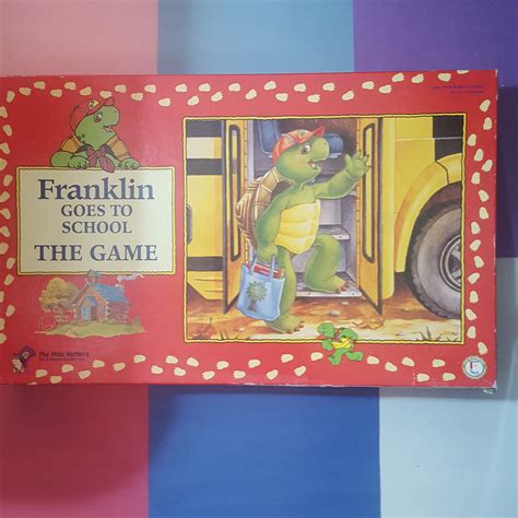 Vintage Franklin Goes To School The Board Game By Pressman | Etsy