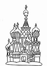 Saint Basils Cathedral Coloring Page  Free Printable Pages sketch template