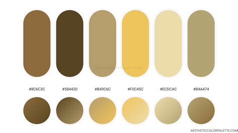 Camel Colors - Aesthetic Color Palette