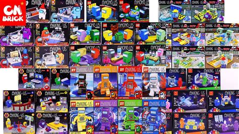 Unoffical LEGO AMONG US MINIFIGURES SET 2 UNOFFICAL LEGO SPEED BUILD ...