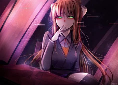 Just monika. - Anime & Manga | Literature club, Monika ddlc fanart creepy, Literature