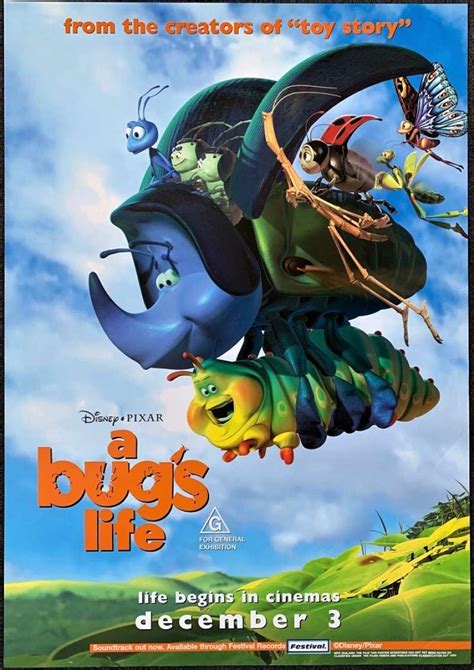 All About Movies - A Bugs Life Poster Original One Sheet 1998 Disney ...