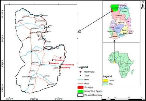 Map of Wa West District Source: Ghana geological survey. | Download Scientific Diagram