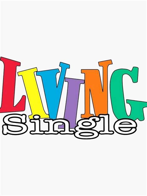 Living Single Sticker by Nicole Lewis | Living single, Tv show logos ...