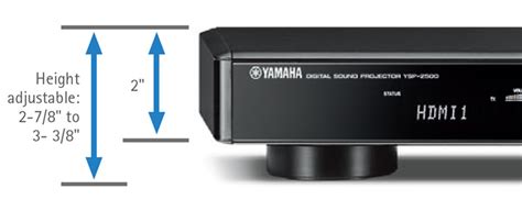 Yamaha YSP-2500 Sound Bar with Wireless Subwoofer Review - ecoustics.com