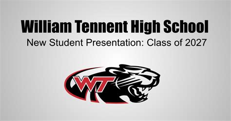 WTHS New Student Presentation | William Tennent High School