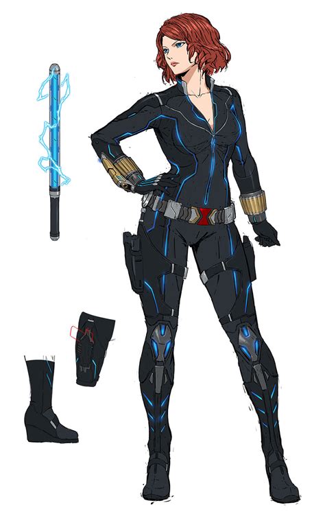 Black Widow Concept Art - Marvel vs. Capcom: Infinite Art Gallery