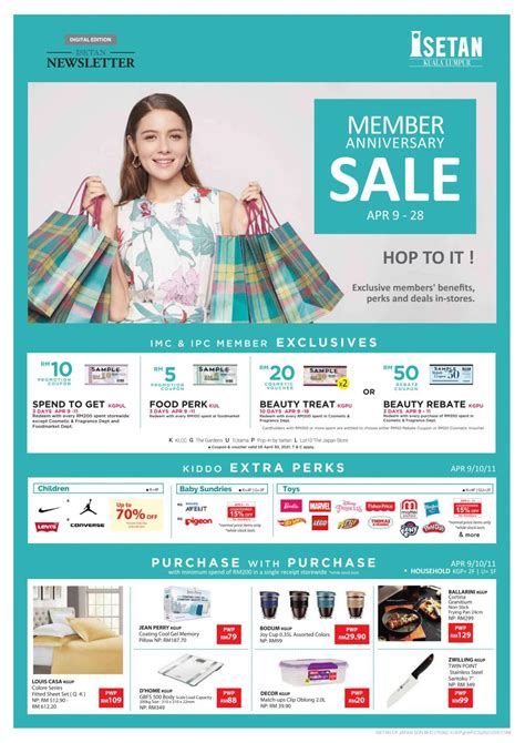 Isetan Member Anniversary Sale Catalogue (9 Apr 2021 - 28 Apr 2021)