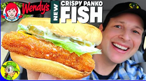 Wendy's® CRISPY PANKO FISH SANDWICH Review 👧🏔️🐟🥪 | Peep THIS Out! 🕵️‍♂️ ...