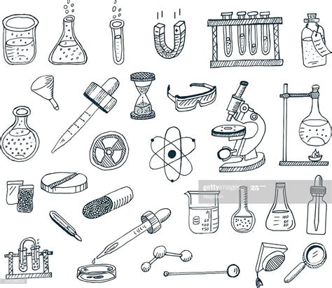 Vector illustration of chemical topics. All objects are grouped.... | Science tattoos ...