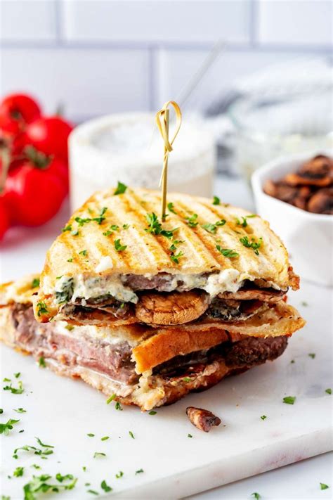 Roast Beef Panini with Horseradish Spread - Wendy Polisi